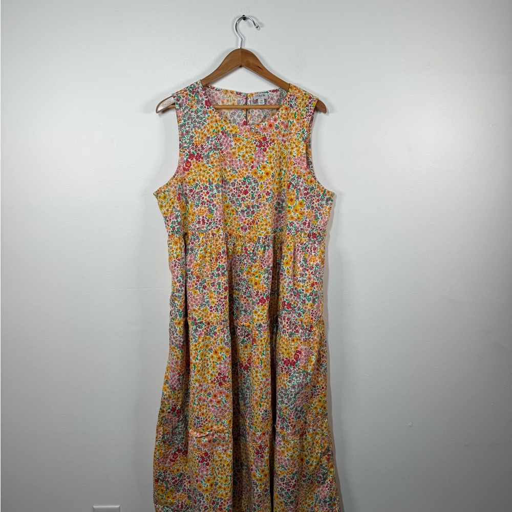 J. Crew Floral Prairie Dainty Sundress 16‎ - Picture 2 of 10